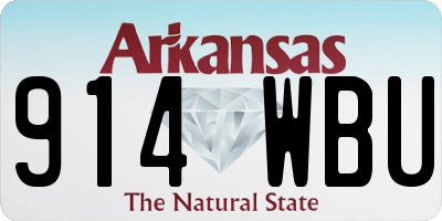 AR license plate 914WBU