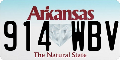 AR license plate 914WBV