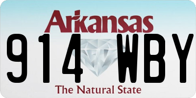 AR license plate 914WBY