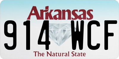 AR license plate 914WCF
