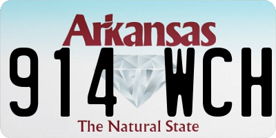 AR license plate 914WCH