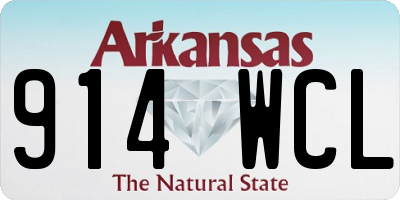 AR license plate 914WCL