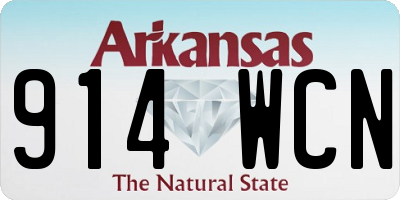 AR license plate 914WCN