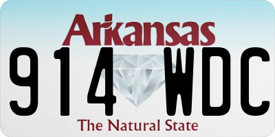 AR license plate 914WDC