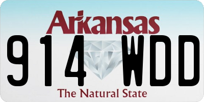 AR license plate 914WDD