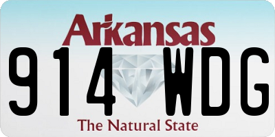 AR license plate 914WDG