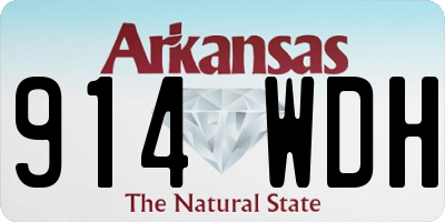 AR license plate 914WDH