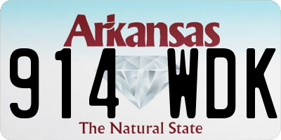 AR license plate 914WDK