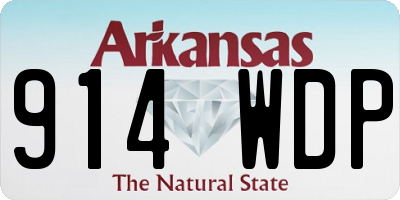 AR license plate 914WDP