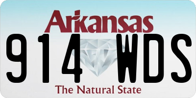 AR license plate 914WDS