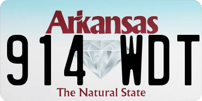 AR license plate 914WDT