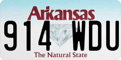 AR license plate 914WDU