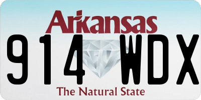 AR license plate 914WDX