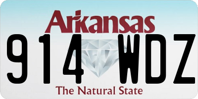AR license plate 914WDZ