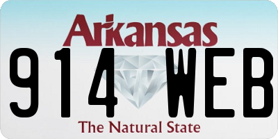 AR license plate 914WEB