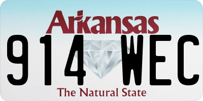 AR license plate 914WEC