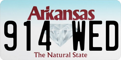 AR license plate 914WED