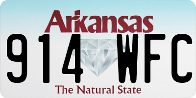 AR license plate 914WFC