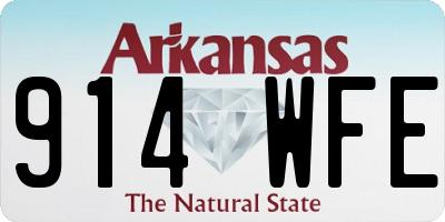 AR license plate 914WFE