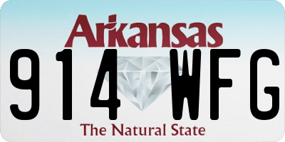 AR license plate 914WFG