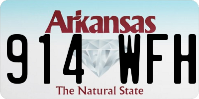 AR license plate 914WFH