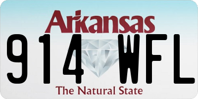 AR license plate 914WFL