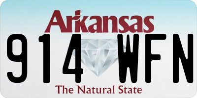 AR license plate 914WFN