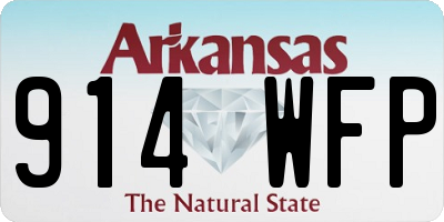 AR license plate 914WFP