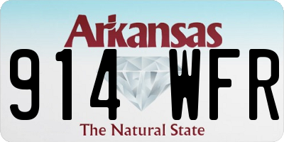 AR license plate 914WFR