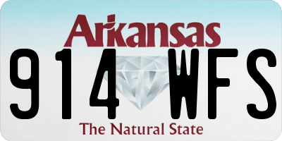 AR license plate 914WFS