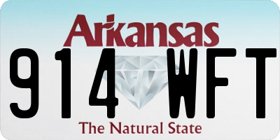 AR license plate 914WFT
