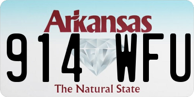 AR license plate 914WFU