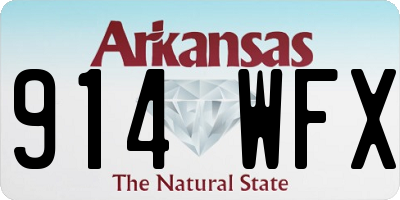 AR license plate 914WFX