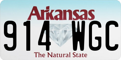 AR license plate 914WGC