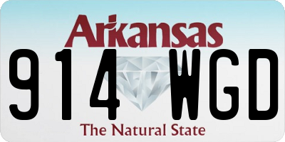 AR license plate 914WGD