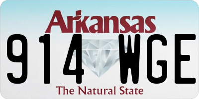 AR license plate 914WGE