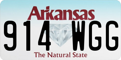 AR license plate 914WGG