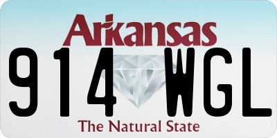 AR license plate 914WGL