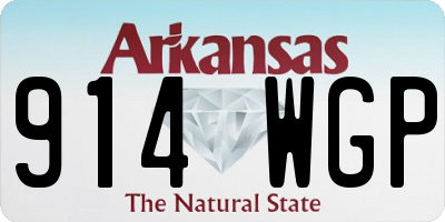 AR license plate 914WGP