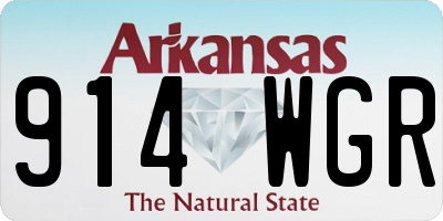 AR license plate 914WGR