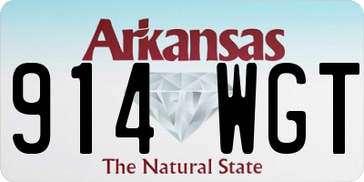 AR license plate 914WGT