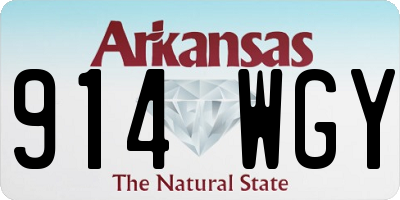 AR license plate 914WGY