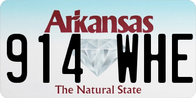 AR license plate 914WHE