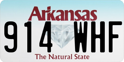 AR license plate 914WHF