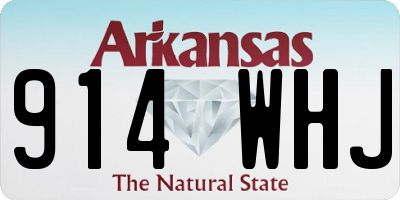 AR license plate 914WHJ