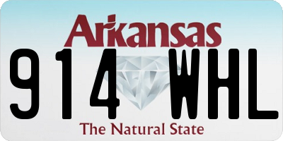 AR license plate 914WHL