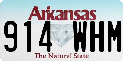 AR license plate 914WHM