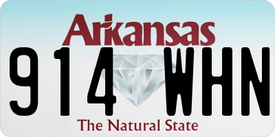 AR license plate 914WHN