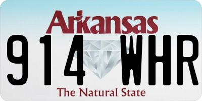 AR license plate 914WHR