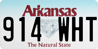 AR license plate 914WHT